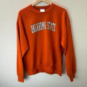 Orange Oklahoma State Cowboys University Crewneck Sweatshirt Adult Large